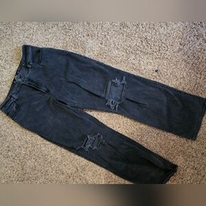 Hollister Black Distressed Jeans
